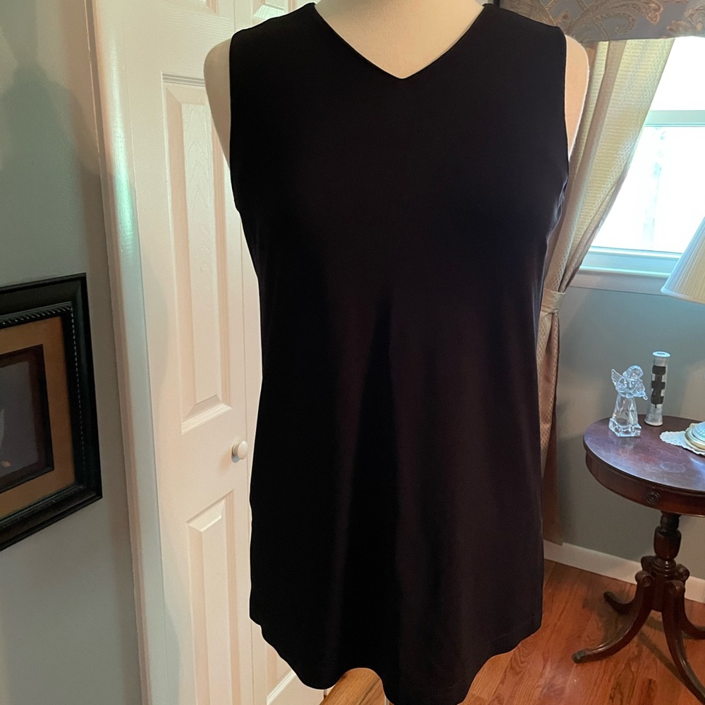 Talbots black‎ dress tank.